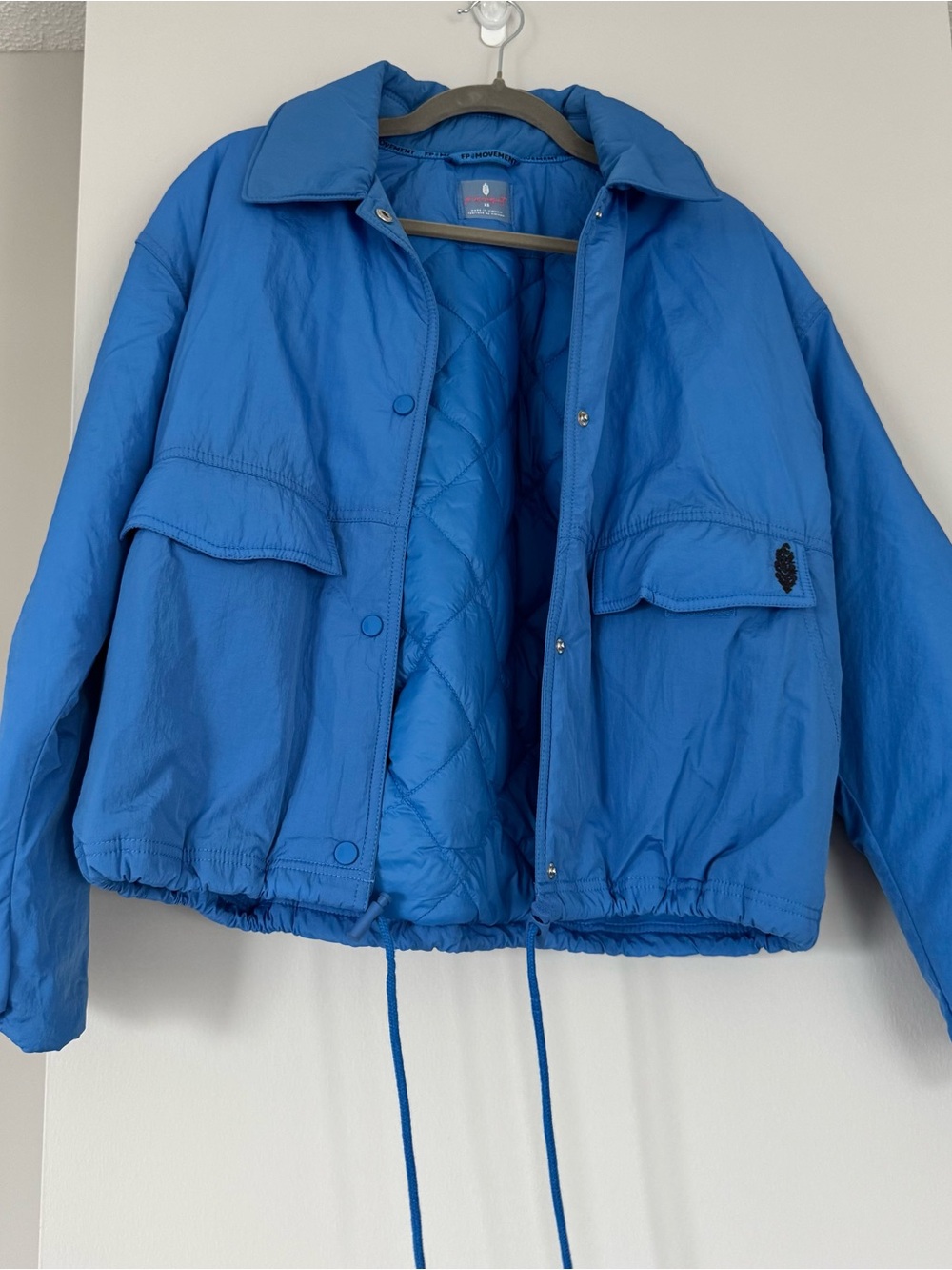 FP Movement by Free People Electric Blue Quilted Puffer Jacket